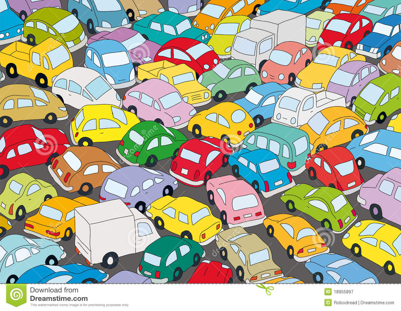 Traffic Clipart Car Traffic Jam
