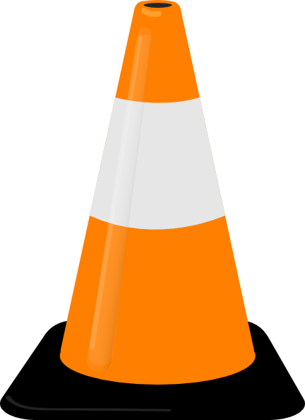 Traffic Cone Clip Art At Clker Com Vector Clip Art Online Royalty