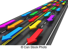 ... Traffic on the road - Creative abstract traffic,.
