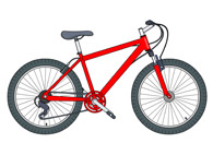 trails bike clipart. Size: 82 - Bike Clipart