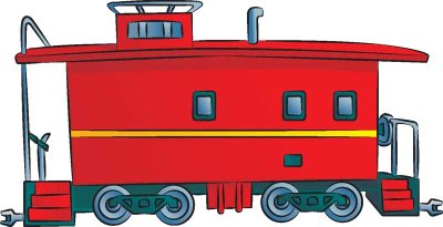 Train Caboose Illustration St