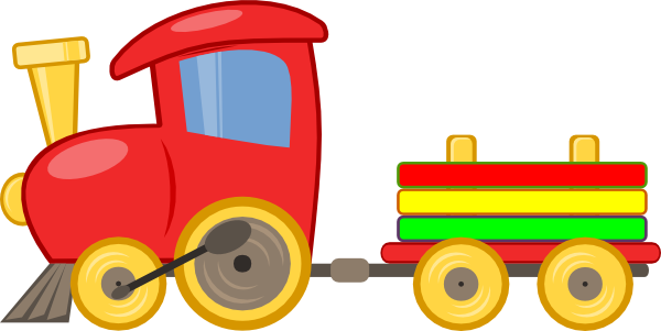 Train4 - Toy Train Clipart