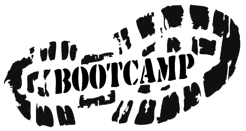 boot camp square stamp Clipar