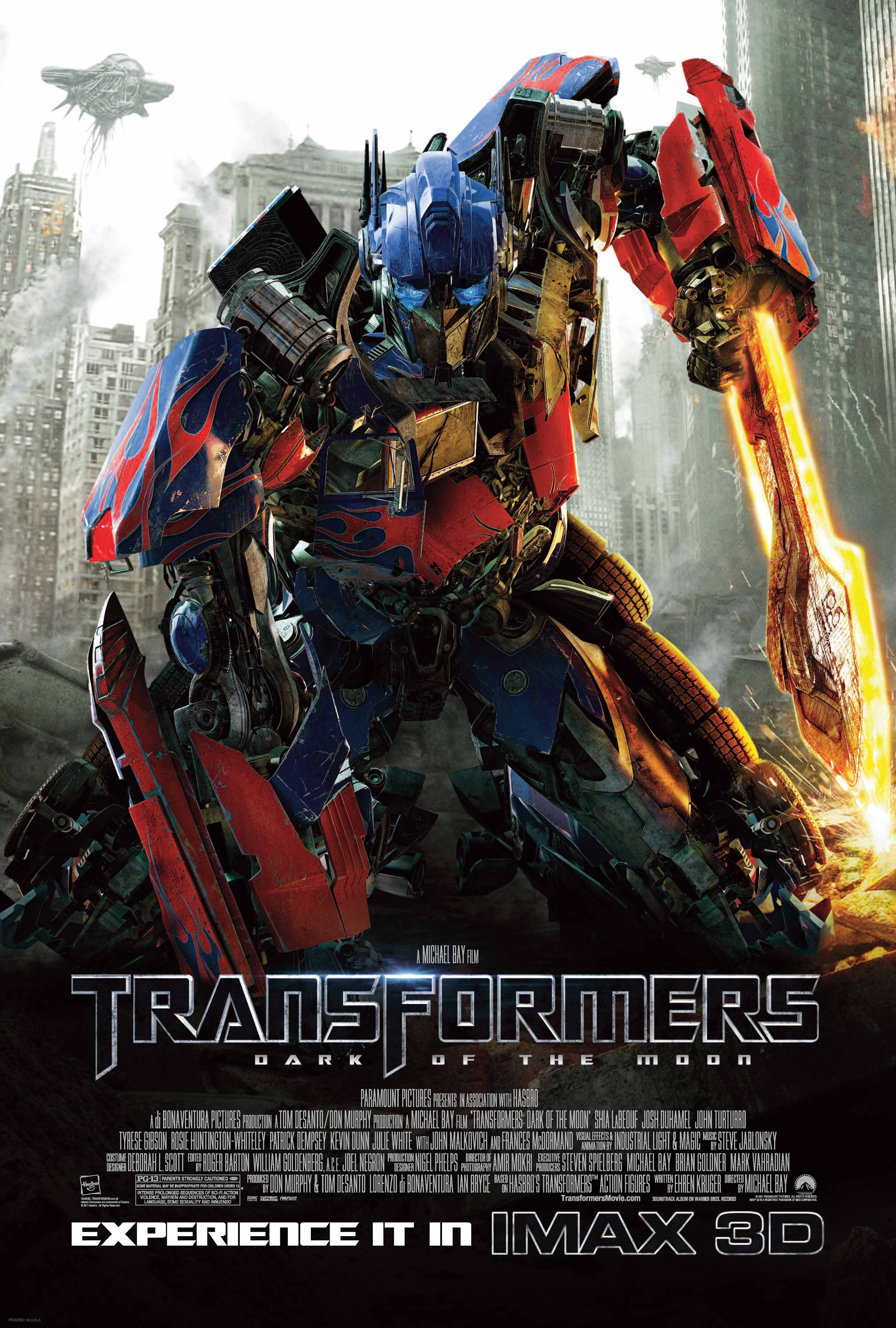 Transformers 3 Transformers Dark of the Moon IMAX Poster One-Sheet