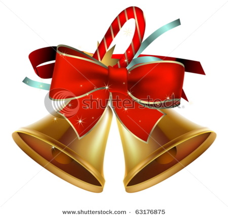 transparent background. Christmas Bells Isolated On A ..