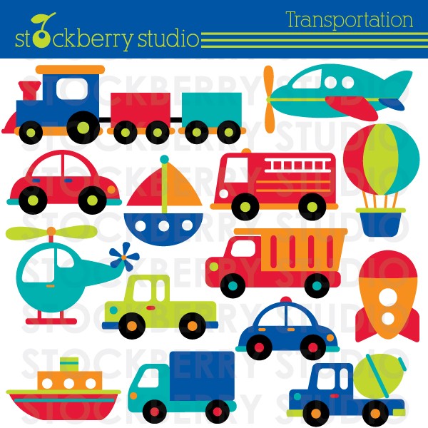 Transportation Clipart - Plan - Clip Art Transportation