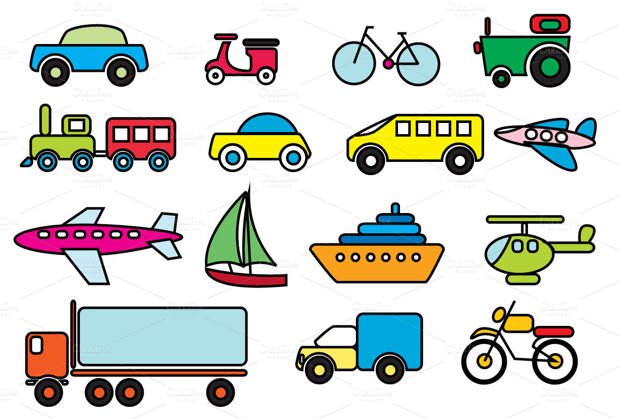 Transportation Colour Icons O - Transportation Clip Art