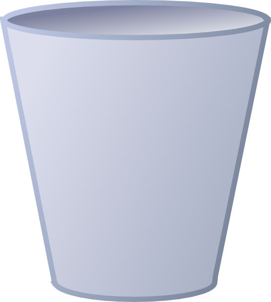 Download this image as: - Trash Can Clipart