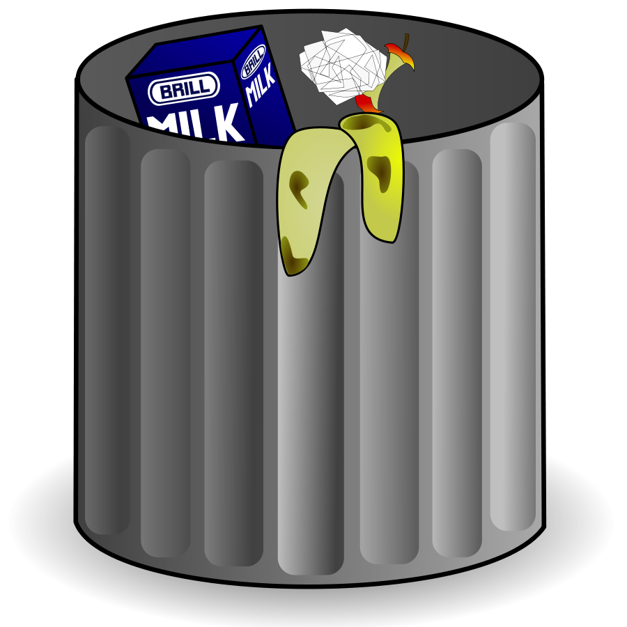 Trash can Clipart .