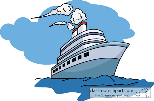 Cruise ship clip art - .