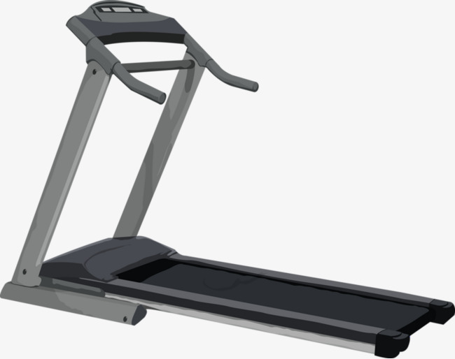 cartoon painted treadmill, Movement, Family Expenses, Fitness Equipment PNG  Image and Clipart