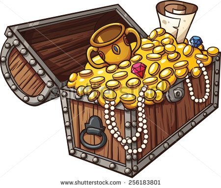 Treasure chest clip art free vector graphics freevectors