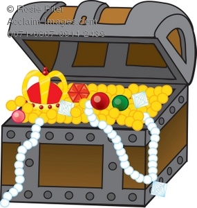 Treasure Chest Gold And Jewels Clip Art Royalty Free Clipart