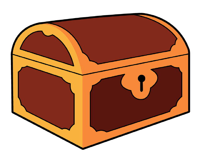 treasure in a chest