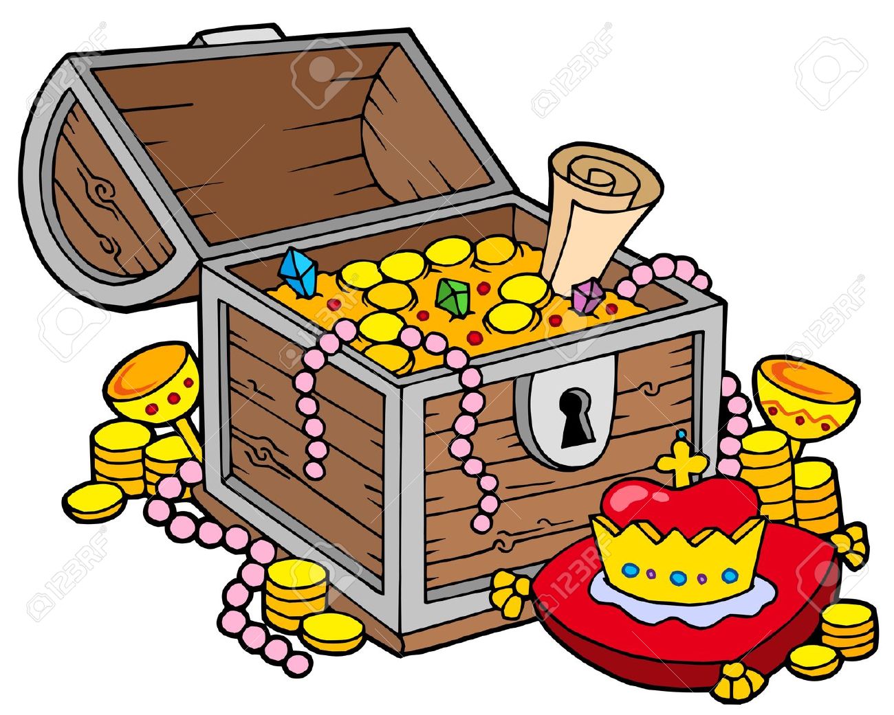 treasure clipart - Clipart Treasure Chest