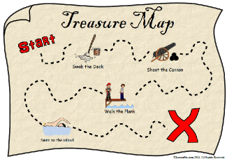 Free Treasure Map Clip Art