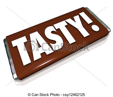 Treat Candy Chocolate Bar . - Chocolate Bar Clip Art