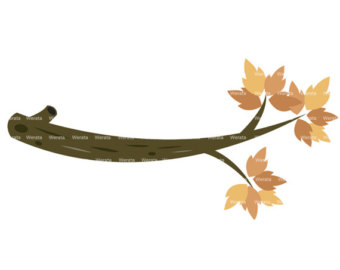 fall tree branch clipart