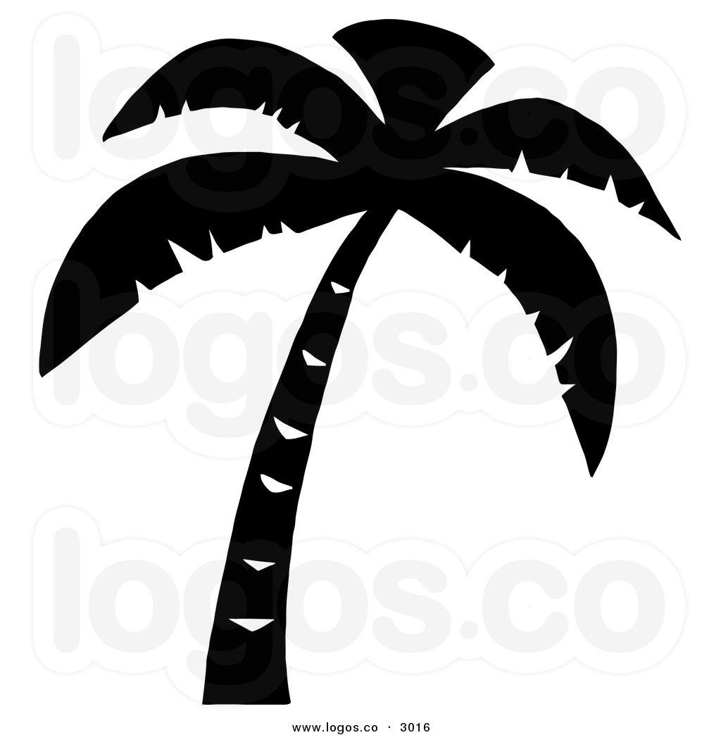Tree Clip Art Free Royalty Free Vector Of A Palm Tree Black And White