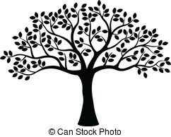 Tree Clipartby derocz3/209; Tree silhouette - vector illustration of Tree silhouette