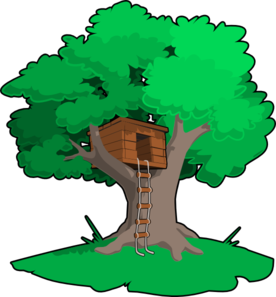 Tree House clip art--Iu0026#39;m going to print out a small clip