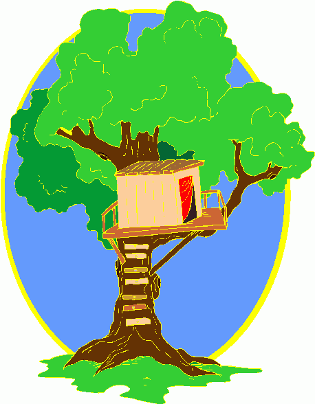 Tree House Clipart - Clipart  - Treehouse Clipart