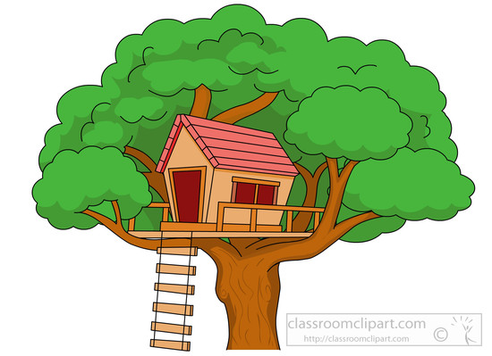 Tree House Clipart - . - Treehouse Clipart