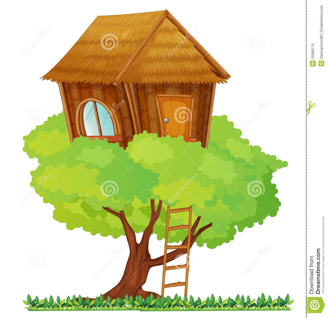 Tree house Royalty Free Stock - Tree House Clip Art