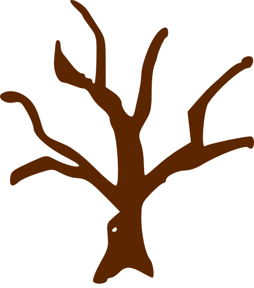 Tree with Branches Clip Art