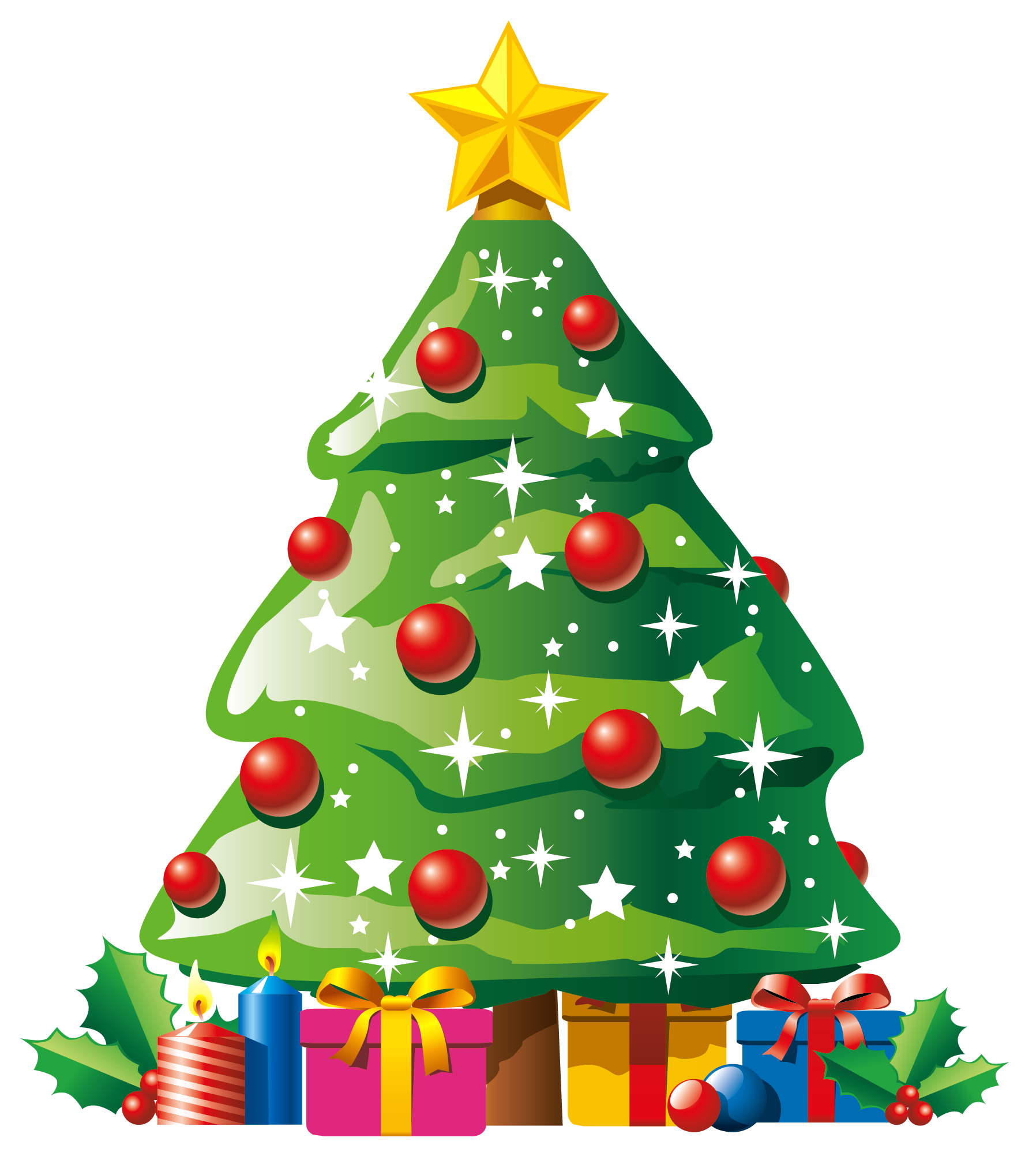 tree with ts clipart 0 . - Christmas Tree Images Clip Art