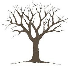 tree without leaves silhouett - Tree Without Leaves Clipart