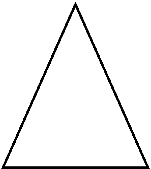 triangle shape clip art - Triangle Clipart