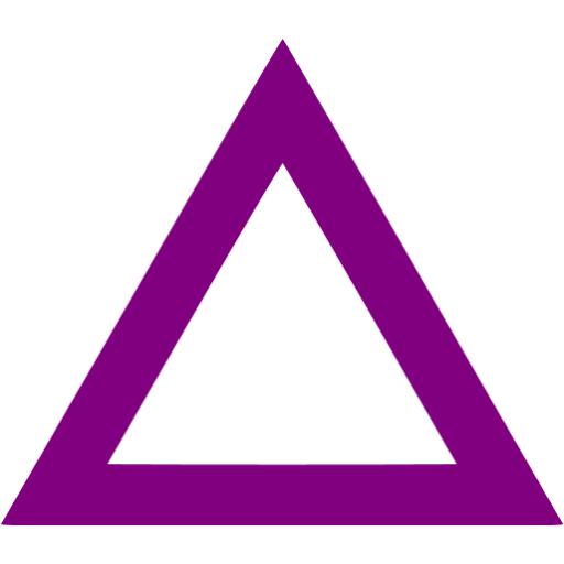 Triangle clipart purple #3