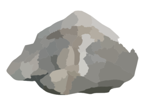 Triangular Rock Clip Art - Clip Art Rock