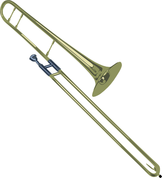 Download this image as: - Trombone Clipart