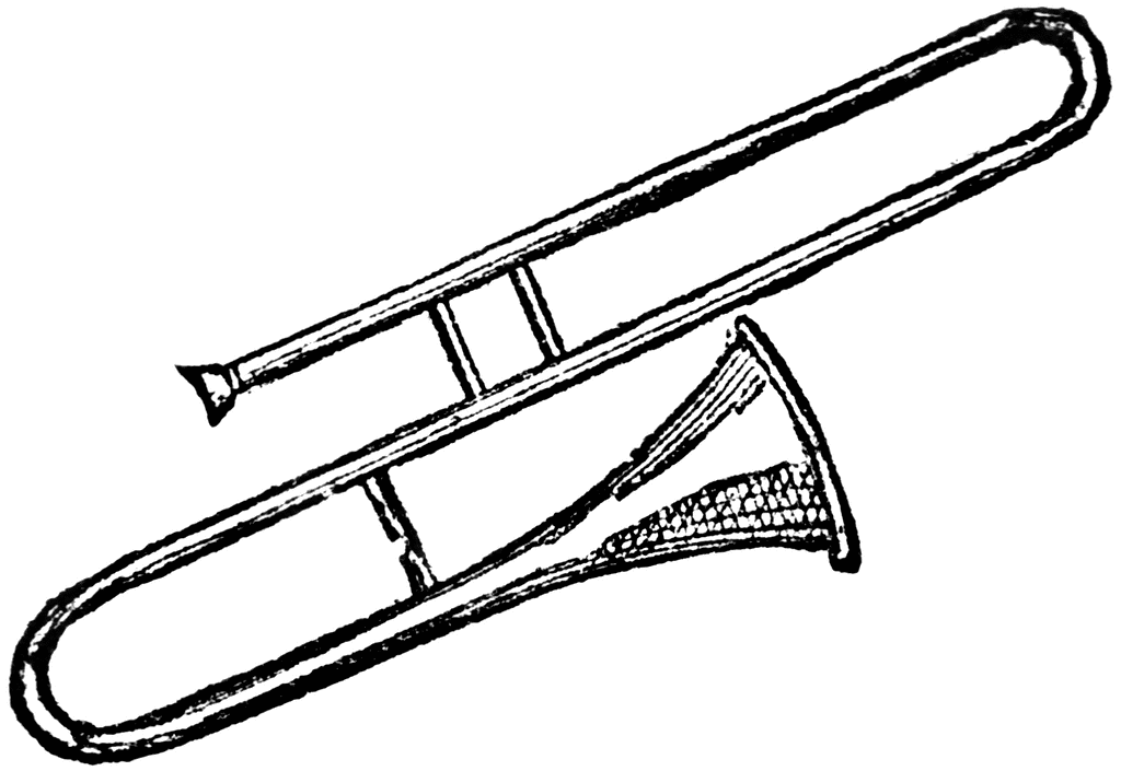 Trombone | ClipArt ETC - Trombone Clip Art