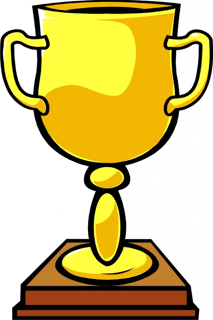 Gold Cup Trophy PNG Clipart .