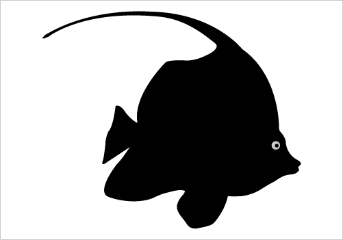 Tropical Fish Silhouette Clipart Panda Free Clipart Images
