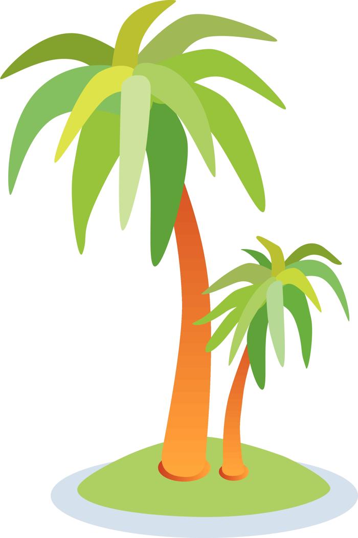Tropical palm trees clipart free clip art images image 7 2