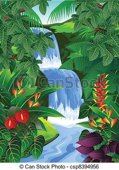 Tropical Rainforest Clip Art - Tropical Rainforest Clipart