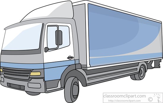 Vehicle clipart delivery truc