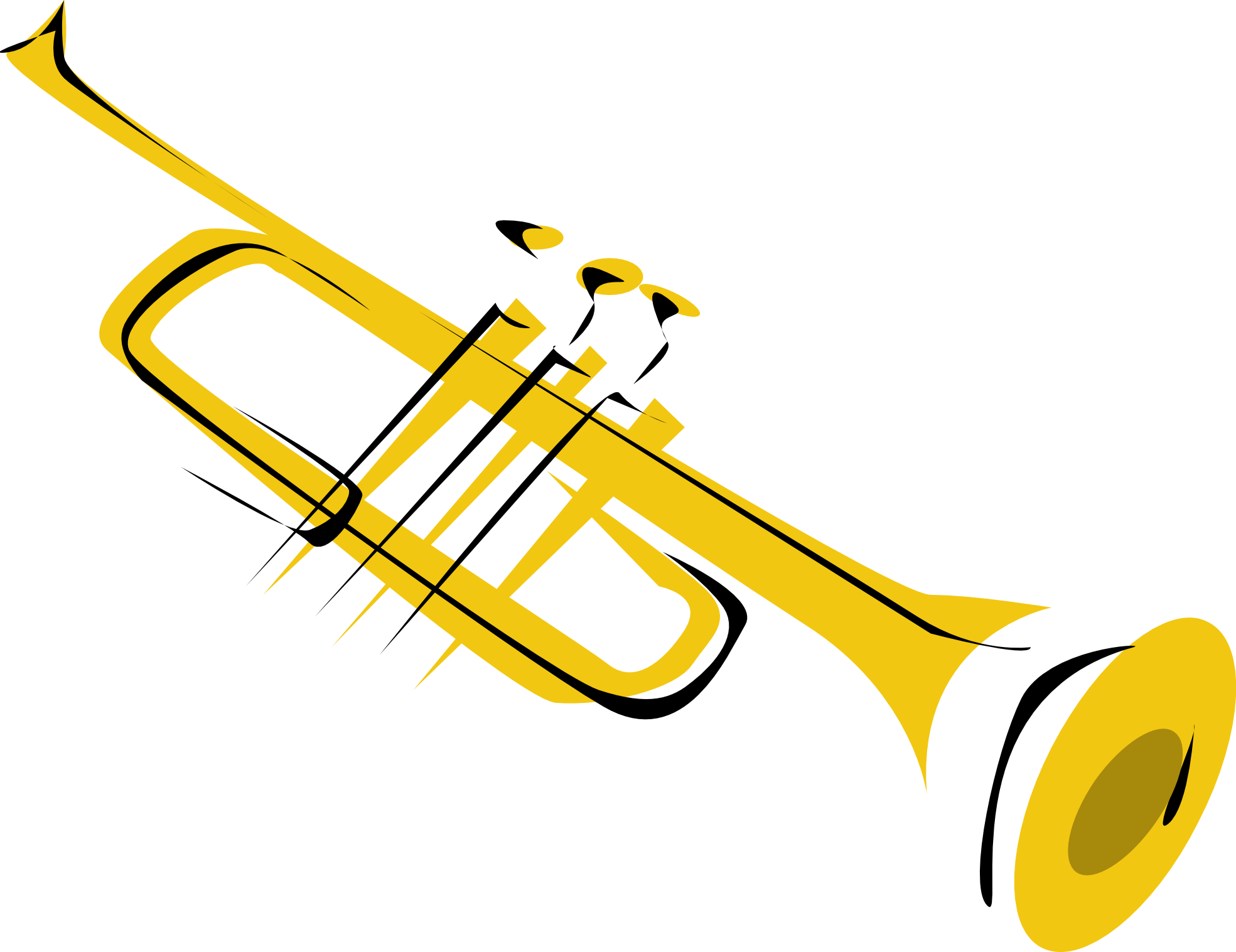 Trumpet Clip Art - Clip Art Trumpet