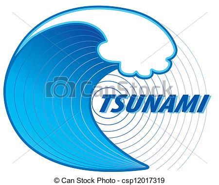 Tsunami, Earthquake Epicenter - Tsunami Clipart