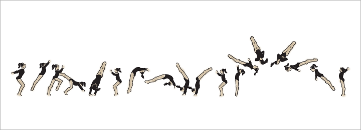 Tumbling Gymnastics Clip Art 