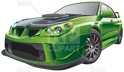 Tuning street-racing car, 6185, download royalty-free vector vector image  ClipartLook.com 