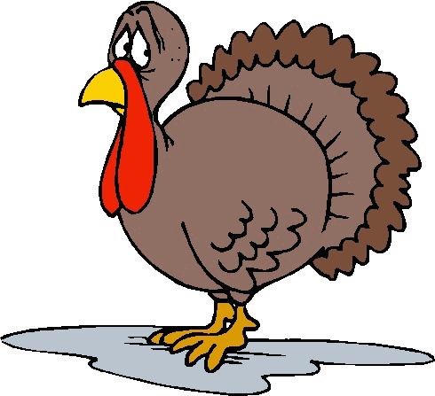 Turkey Clip Art. Left click to view full size