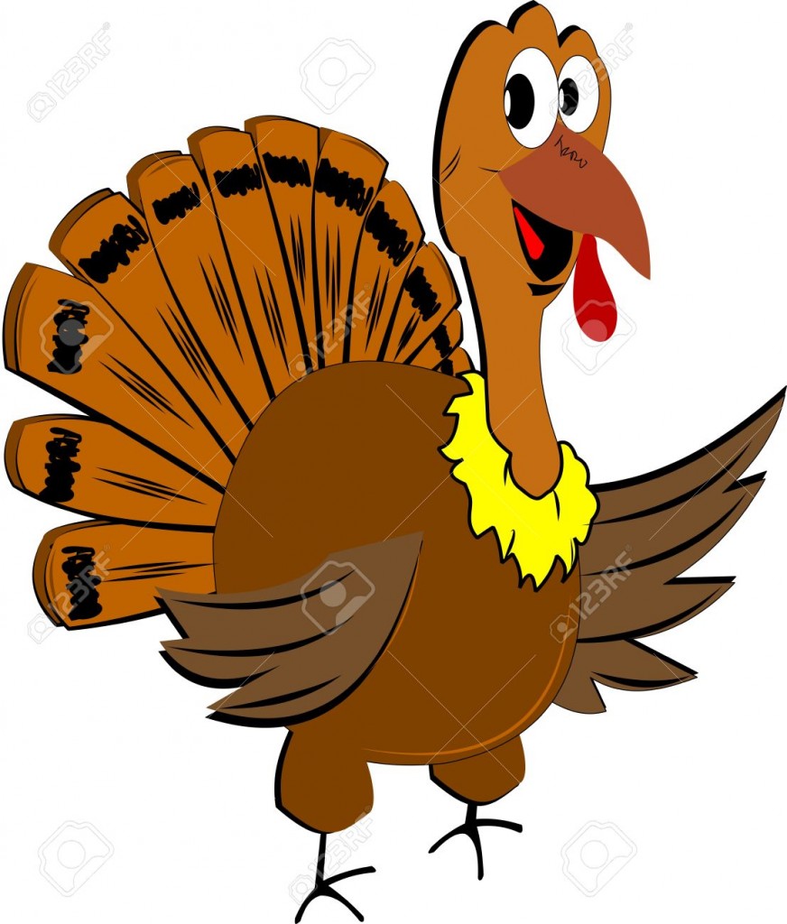 Turkey Clip Art Over White Royalty Free Cliparts Vectors And