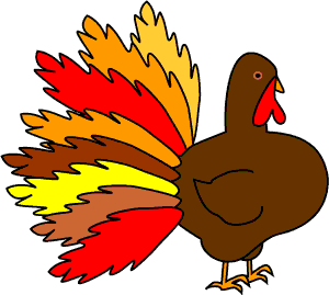 Turkey Clipart - Turkey Feathers Clipart