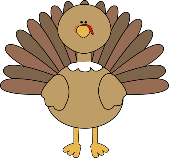 Thanksgiving turkey cartoon .