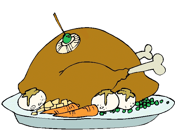 Turkey Dinner Clip Art - Turkey Dinner Clip Art